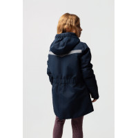Veste d'hiver enfant Horze Jessie JR Myrtille Gris