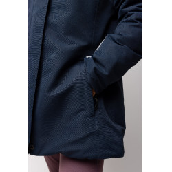 Veste d'hiver enfant Horze Jessie JR Myrtille Gris