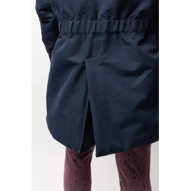 Veste d'hiver enfant Horze Jessie JR Myrtille Gris