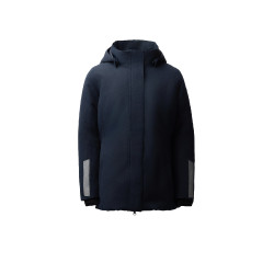 Veste d'hiver enfant Horze Jessie JR Myrtille Gris