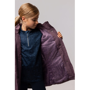 Veste d'hiver enfant Horze Jessie JR Violet silex Veste d'hiver enfant Horze Jessie JR Violet silex