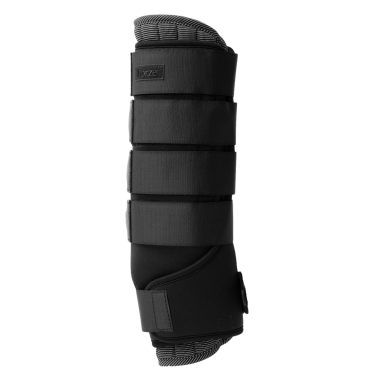 Guêtres d'écurie néoprène avec doublure Horze Noir