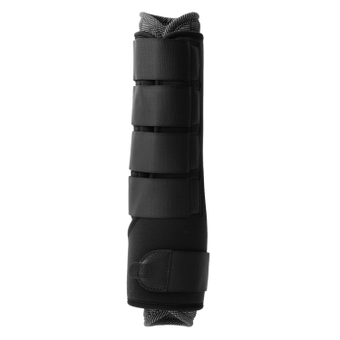 Guêtres d'écurie néoprène avec doublure Horze Noir