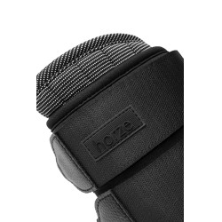 Guêtres d'écurie néoprène avec doublure Horze Noir