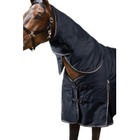 Couverture d'extérieur avec col fixe 200 g Horze Glasgow Myrtille Gris