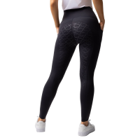 Legging thermique full grip femme Horze Gillian Marine foncé Bleu
