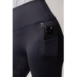 Legging thermique full grip femme Horze Gillian Marine foncé Bleu