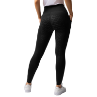 Legging thermique full grip femme Horze Gillian Noir