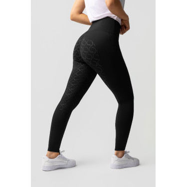 Legging thermique full grip femme Horze Gillian Noir