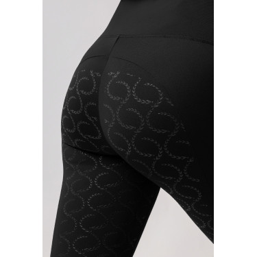 Legging thermique full grip femme Horze Gillian Noir