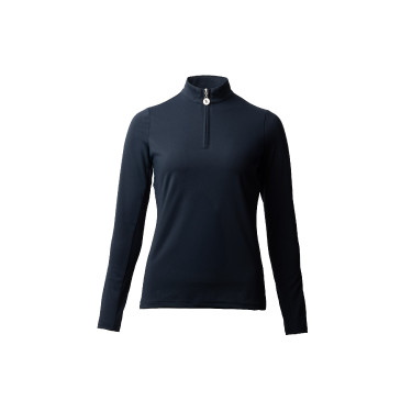 T-shirt d'entraînement àmanches longues femmes Horze Lilian Myrtille Gris