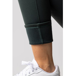 Pantalon thermique de compression fond intégral femme B Vertigo Chiara Vert scarabé