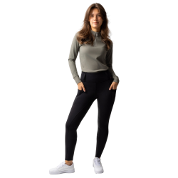 Pantalon thermique de compression fond intégral femme B Vertigo Chiara Beauté noir