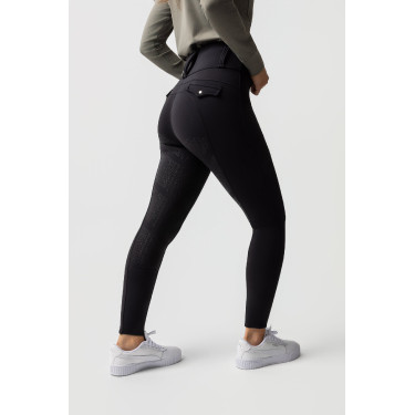 Pantalon thermique de compression fond intégral femme B Vertigo Chiara Beauté noir