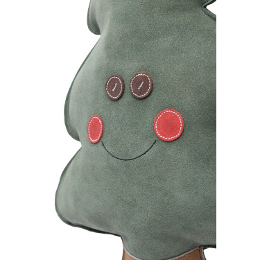 Jouet en cuir pour cheval Édition Noël Horze Vert Jouet en cuir pour cheval Édition Noël Horze Vert