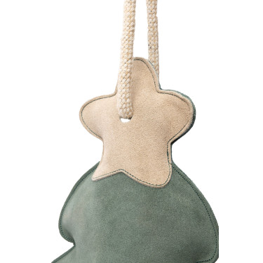 Jouet en cuir pour cheval Édition Noël Horze Vert Jouet en cuir pour cheval Édition Noël Horze Vert