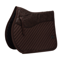 Tapis de selle mixte Horze Lucca Prune au chocolat