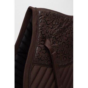 Tapis de selle mixte Horze Lucca Prune au chocolat