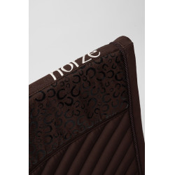 Tapis de selle mixte Horze Lucca Prune au chocolat