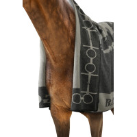 Couverture imprimée avec cheval et mors B Vertigo Beauté noir