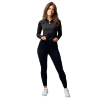 Legging thermique fond intégral femme Horze Greta Marine foncé Bleu