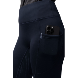 Legging thermique fond intégral femme Horze Greta Marine foncé Bleu