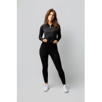Legging thermique fond intégral femme Horze Greta Marine foncé Bleu Legging thermique fond intégral femme Horze Greta Marine foncé Bleu