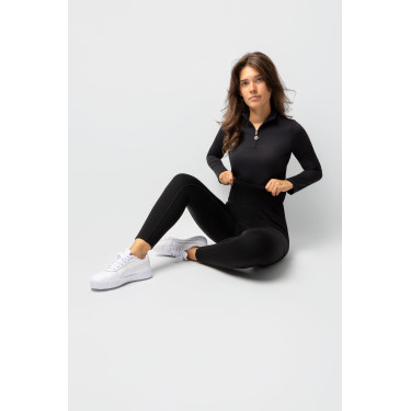Legging thermique fond intégral femme Horze Greta Noir