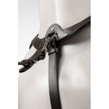 Collier de chasse avec plastron Horze Hampstead Marron