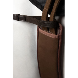 Collier de chasse avec plastron Horze Hampstead Marron