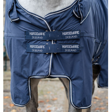 Couverture Horseware Show Ready Marine / marine & argent