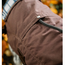 Couverture chien Horseware Heritage Newmarket Marron / bleu marine witney Couverture chien Horseware Heritage Newmarket Marron / bleu marine witney