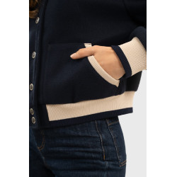 Bomber Harcour Beryl femme Marine Bleu marine