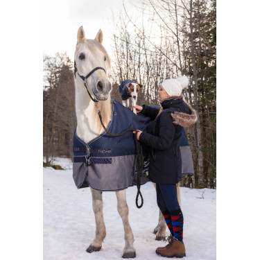 Couverture Equithème Tyrex 600D Belly Belt 300G