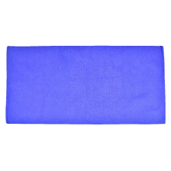 Tapis Westride Navajo coton/acrylique uni Bleu roi