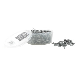 Élastiques silicone Hippo-Tonic Argenté