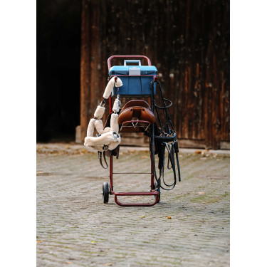 Chariot porte selle démontable Hippotonic Bordeaux Chariot porte selle démontable Hippotonic Bordeaux