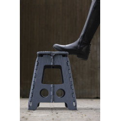 Tabouret-marchepied pliant Hippo-Tonic Grip Gris