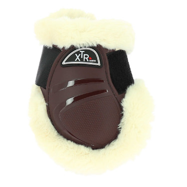 Protège-boulets Norton XTR mouton synthétique Marron