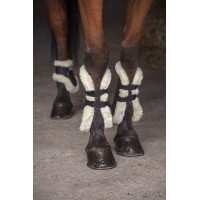 Protège-boulets Norton XTR mouton synthétique Bleu marine