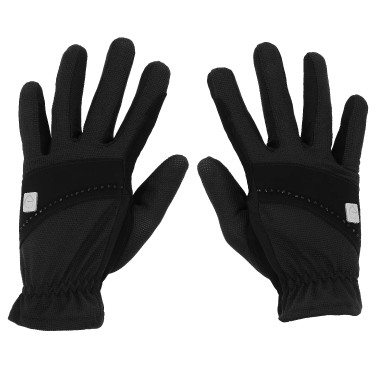 Gants Equithème Strass Noir