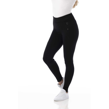 Pantalon softshell Equithème Dolomyt fond silicone Noir