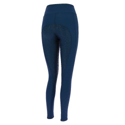 Pantalon softshell Equithème Dolomyt fond silicone Bleu marine