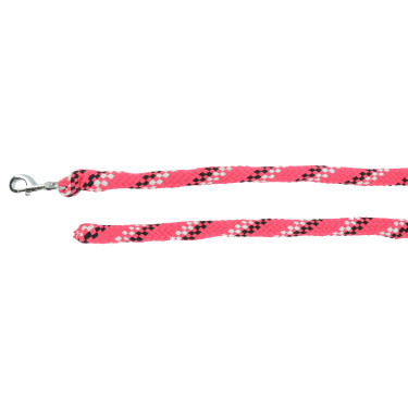 Longe Equithème Tyrex Blanc / noir / framboise