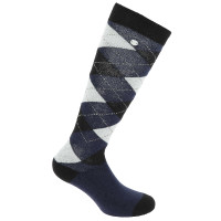 Chaussettes Equithème Girly Marine / ciel Bleu