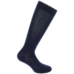Chaussettes Equithème Logo Bleu marine