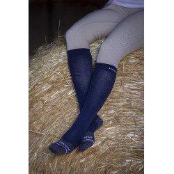 Chaussettes Equithème Technic Bleu marine