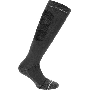 Chaussettes Equithème Technic Anthracite Gris