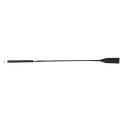 Cravache Whip & Go Effet cuir Noir