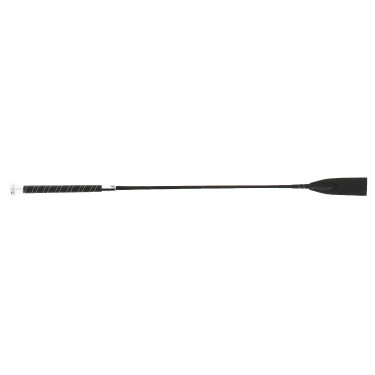 Cravache Whip & Go Effet cuir Noir
